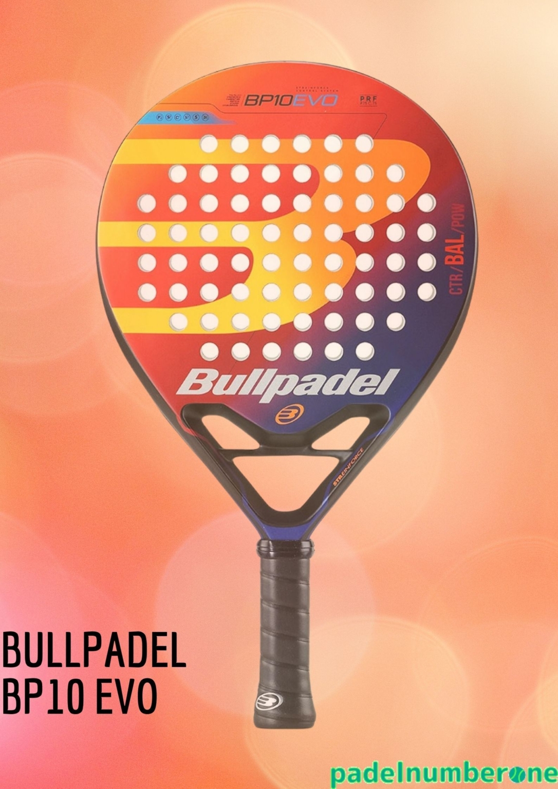 Bullpadel Bp 10 Evo Raquetes Padel number ONE